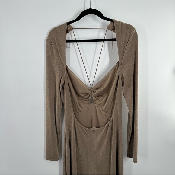 Misha Engracia Midi Dress Beige - Picture 6 of 14